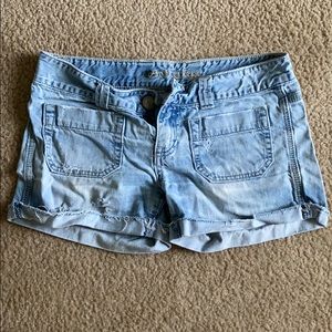 American Eagle Distressed Jean Shorts